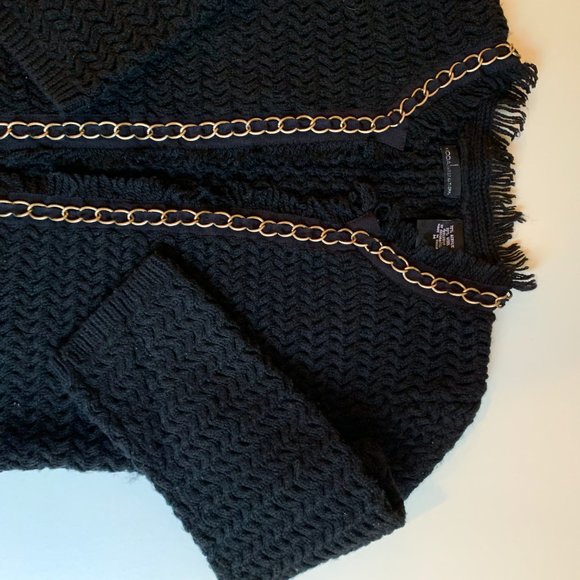 Black fringe sweater - Picture 6 of 8
